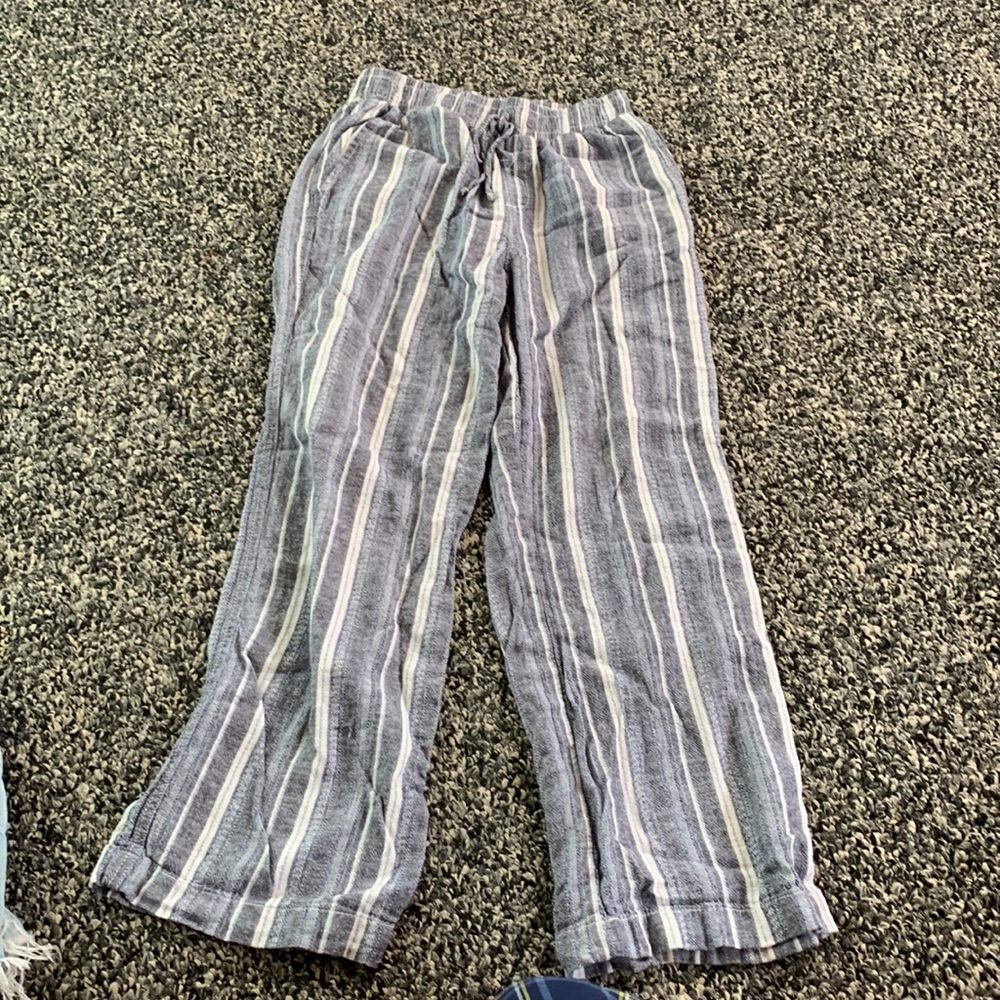 Comfy blue/white dress pants